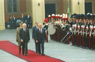 Visita ufficiale del Presidente dell'Unione delle Repubbliche Socialiste Sovietiche Mikhail Gorbaciov e della Signora Raissa Gorbaciova