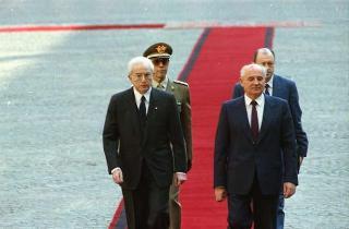 Visita ufficiale del Presidente dell'Unione delle Repubbliche Socialiste Sovietiche Mikhail Gorbaciov e della Signora Raissa Gorbaciova