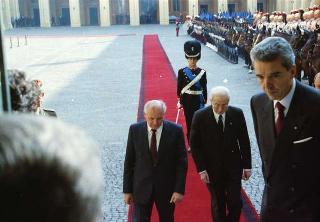 Visita ufficiale del Presidente dell'Unione delle Repubbliche Socialiste Sovietiche Mikhail Gorbaciov e della Signora Raissa Gorbaciova