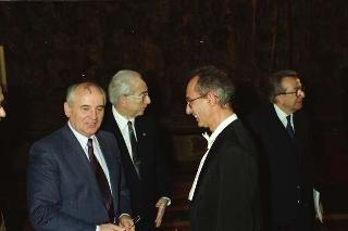 Visita ufficiale del Presidente dell'Unione delle Repubbliche Socialiste Sovietiche Mikhail Gorbaciov e della Signora Raissa Gorbaciova