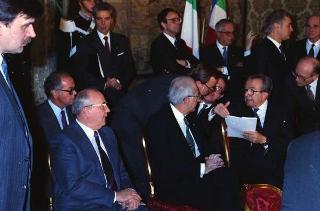 Visita ufficiale del Presidente dell'Unione delle Repubbliche Socialiste Sovietiche Mikhail Gorbaciov e della Signora Raissa Gorbaciova