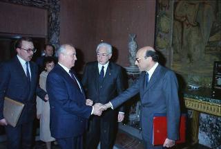 Visita ufficiale del Presidente dell'Unione delle Repubbliche Socialiste Sovietiche Mikhail Gorbaciov e della Signora Raissa Gorbaciova