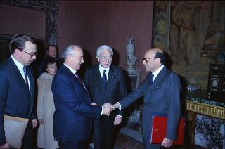Visita ufficiale del Presidente dell'Unione delle Repubbliche Socialiste Sovietiche Mikhail Gorbaciov e della Signora Raissa Gorbaciova