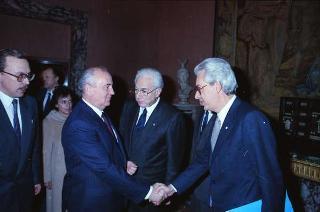 Visita ufficiale del Presidente dell'Unione delle Repubbliche Socialiste Sovietiche Mikhail Gorbaciov e della Signora Raissa Gorbaciova