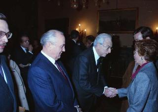 Visita ufficiale del Presidente dell'Unione delle Repubbliche Socialiste Sovietiche Mikhail Gorbaciov e della Signora Raissa Gorbaciova