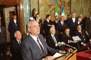 Visita ufficiale del Presidente dell'Unione delle Repubbliche Socialiste Sovietiche Mikhail Gorbaciov e della Signora Raissa Gorbaciova