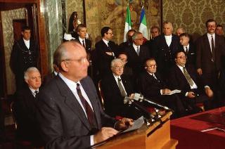 Visita ufficiale del Presidente dell'Unione delle Repubbliche Socialiste Sovietiche Mikhail Gorbaciov e della Signora Raissa Gorbaciova
