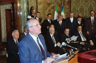 Visita ufficiale del Presidente dell'Unione delle Repubbliche Socialiste Sovietiche Mikhail Gorbaciov e della Signora Raissa Gorbaciova