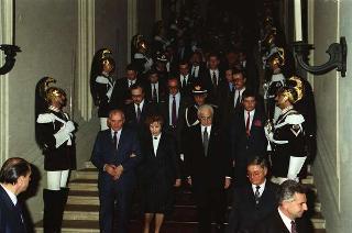 Visita ufficiale del Presidente dell'Unione delle Repubbliche Socialiste Sovietiche Mikhail Gorbaciov e della Signora Raissa Gorbaciova