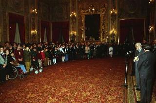 Incontro con la Giunta esecutiva del Centro nazionale per la bontà nella scuola e i vincitori del 40° Premio nazionale "Livio Tempesta"