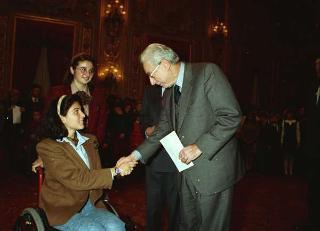 Incontro con la Giunta esecutiva del Centro nazionale per la bontà nella scuola e i vincitori del 40° Premio nazionale "Livio Tempesta"
