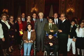 Incontro con la Giunta esecutiva del Centro nazionale per la bontà nella scuola e i vincitori del 40° Premio nazionale "Livio Tempesta"