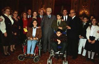Incontro con la Giunta esecutiva del Centro nazionale per la bontà nella scuola e i vincitori del 40° Premio nazionale "Livio Tempesta"