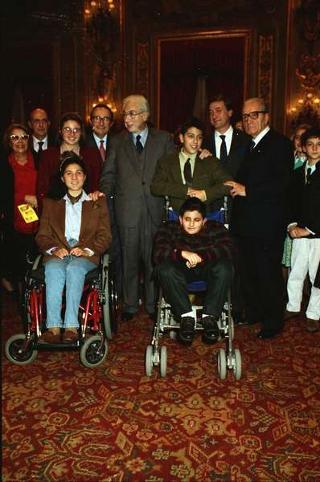 Incontro con la Giunta esecutiva del Centro nazionale per la bontà nella scuola e i vincitori del 40° Premio nazionale "Livio Tempesta"