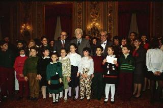 Incontro con la Giunta esecutiva del Centro nazionale per la bontà nella scuola e i vincitori del 40° Premio nazionale "Livio Tempesta"