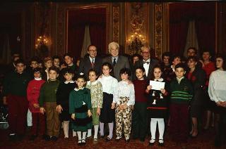 Incontro con la Giunta esecutiva del Centro nazionale per la bontà nella scuola e i vincitori del 40° Premio nazionale "Livio Tempesta"