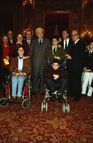 Incontro con la Giunta esecutiva del Centro nazionale per la bontà nella scuola e i vincitori del 40° Premio nazionale "Livio Tempesta"