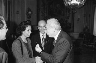 Incontro del Presidente della Repubblica Francesco Cossiga con Josè Antonio Duran Lleida, presidente del Partito cristiano democratico della Catalogna, accompagnato dalla signora Duran Lleida