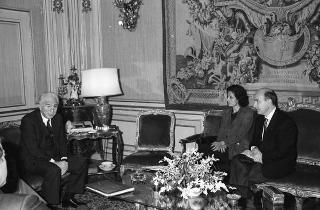 Incontro del Presidente della Repubblica Francesco Cossiga con Josè Antonio Duran Lleida, presidente del Partito cristiano democratico della Catalogna, accompagnato dalla signora Duran Lleida