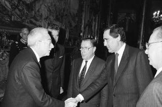 Incontro con una delegazione di partecipanti alla Conferenza dei presidenti delle Confederazioni industriali d'Europa