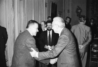 Incontro del Presidente della Repubblica Francesco Cossiga con il Comitato di Presidenza della Confederazione europea dei sindacati
