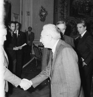 Incontro del Presidente della Repubblica Francesco Cossiga con il Comitato di Presidenza della Confederazione europea dei sindacati