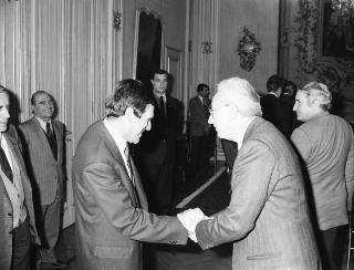 Incontro del Presidente della Repubblica Francesco Cossiga con il Comitato di Presidenza della Confederazione europea dei sindacati