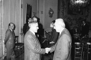Incontro del Presidente della Repubblica Francesco Cossiga con il Comitato di Presidenza della Confederazione europea dei sindacati