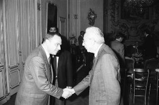 Incontro del Presidente della Repubblica Francesco Cossiga con il Comitato di Presidenza della Confederazione europea dei sindacati