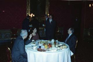 Il Presidente della Repubblica Francesco Cossiga riceve in udienza le Delegazioni del Consiglio Europeo in occasione della visita del Presidente della Repubblica Francese Francois Mitterand
