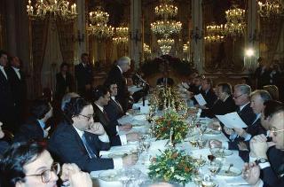 Il Presidente della Repubblica Francesco Cossiga riceve in udienza le Delegazioni del Consiglio Europeo in occasione della visita del Presidente della Repubblica Francese Francois Mitterand