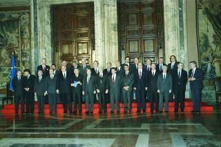 Il Presidente della Repubblica Francesco Cossiga riceve in udienza le Delegazioni del Consiglio Europeo in occasione della visita del Presidente della Repubblica Francese Francois Mitterand