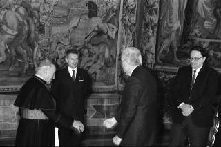 Presentazione degli auguri da parte del Corpo Diplomatico al Presidente della Repubblica Francesco Cossiga