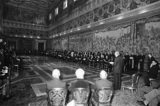 Presentazione degli auguri da parte del Corpo Diplomatico al Presidente della Repubblica Francesco Cossiga