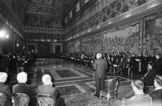 Presentazione degli auguri da parte del Corpo Diplomatico al Presidente della Repubblica Francesco Cossiga