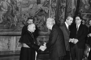 Presentazione degli auguri da parte del Corpo Diplomatico al Presidente della Repubblica Francesco Cossiga