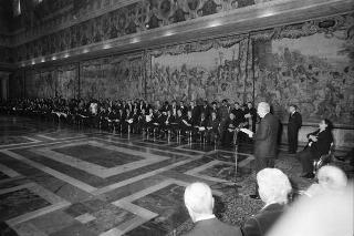 Presentazione degli auguri da parte del Corpo Diplomatico al Presidente della Repubblica Francesco Cossiga