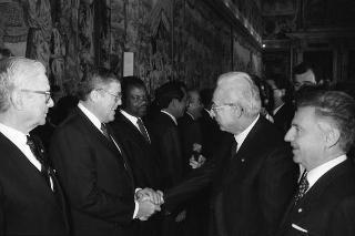 Presentazione degli auguri da parte del Corpo Diplomatico al Presidente della Repubblica Francesco Cossiga
