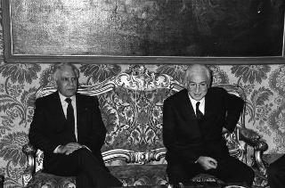 Colloquio e successiva colazione in onore del Presidente della Repubblica Algerina Democratica e Popolare Chadli Bendjedid