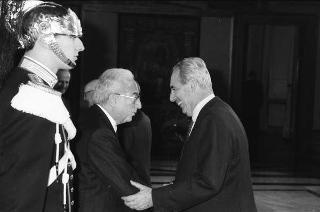 Ricevimento delle Alte Cariche dello Stato per gli auguri di Natale e Capodanno