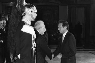 Ricevimento delle Alte Cariche dello Stato per gli auguri di Natale e Capodanno