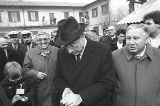 Intervento del Presidente della Repubblica,in forma privata, all'inaugurazione della Cascina Poglianasca. Arluno (Milano)