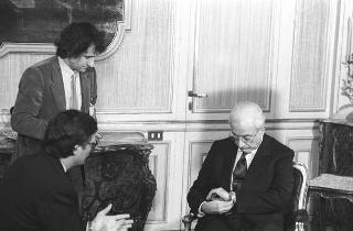 Intervista a Giancarlo Santalmassi ed Enzo Marzo, di RAI TRE, per il programma "Nuovi argomenti televisivi"