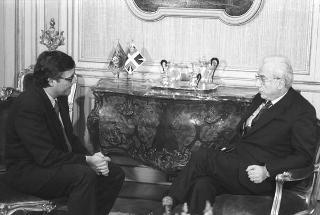 Intervista a Giancarlo Santalmassi ed Enzo Marzo, di RAI TRE, per il programma "Nuovi argomenti televisivi"
