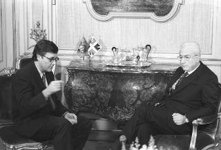 Intervista a Giancarlo Santalmassi ed Enzo Marzo, di RAI TRE, per il programma "Nuovi argomenti televisivi"