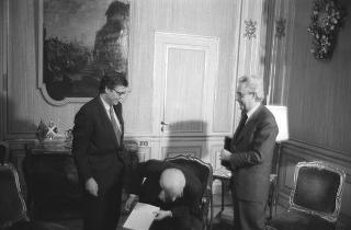 Intervista a Giancarlo Santalmassi ed Enzo Marzo, di RAI TRE, per il programma "Nuovi argomenti televisivi"