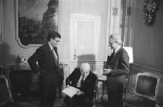 Intervista a Giancarlo Santalmassi ed Enzo Marzo, di RAI TRE, per il programma "Nuovi argomenti televisivi"