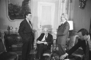 Intervista a Giancarlo Santalmassi ed Enzo Marzo, di RAI TRE, per il programma "Nuovi argomenti televisivi"