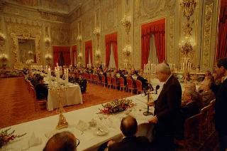 Pranzo offerto dal Presidente della Repubblica Francesco Cossiga per le Accademie Militari e gli Istituti di formazione e perfezionamento per i Quadri direttivi e dirigenziali delle Forze Armate e dei Corpi di Polizia