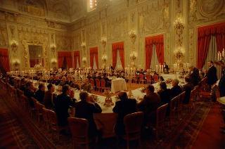 Pranzo offerto dal Presidente della Repubblica Francesco Cossiga per le Accademie Militari e gli Istituti di formazione e perfezionamento per i Quadri direttivi e dirigenziali delle Forze Armate e dei Corpi di Polizia